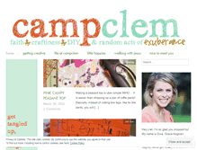 Tablet Screenshot of campclem.com